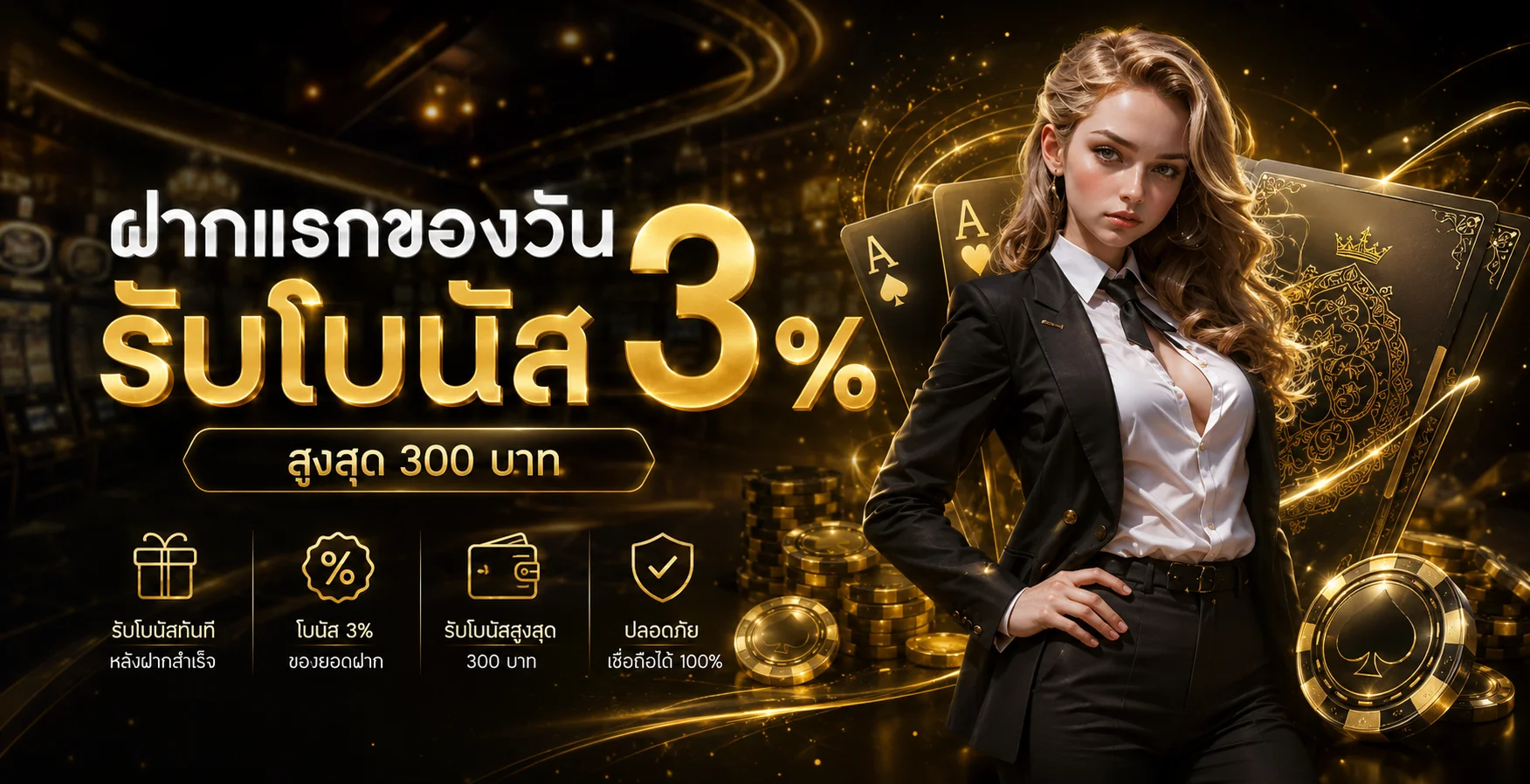 ระบบบริการและการฝากถอน AMAZING168